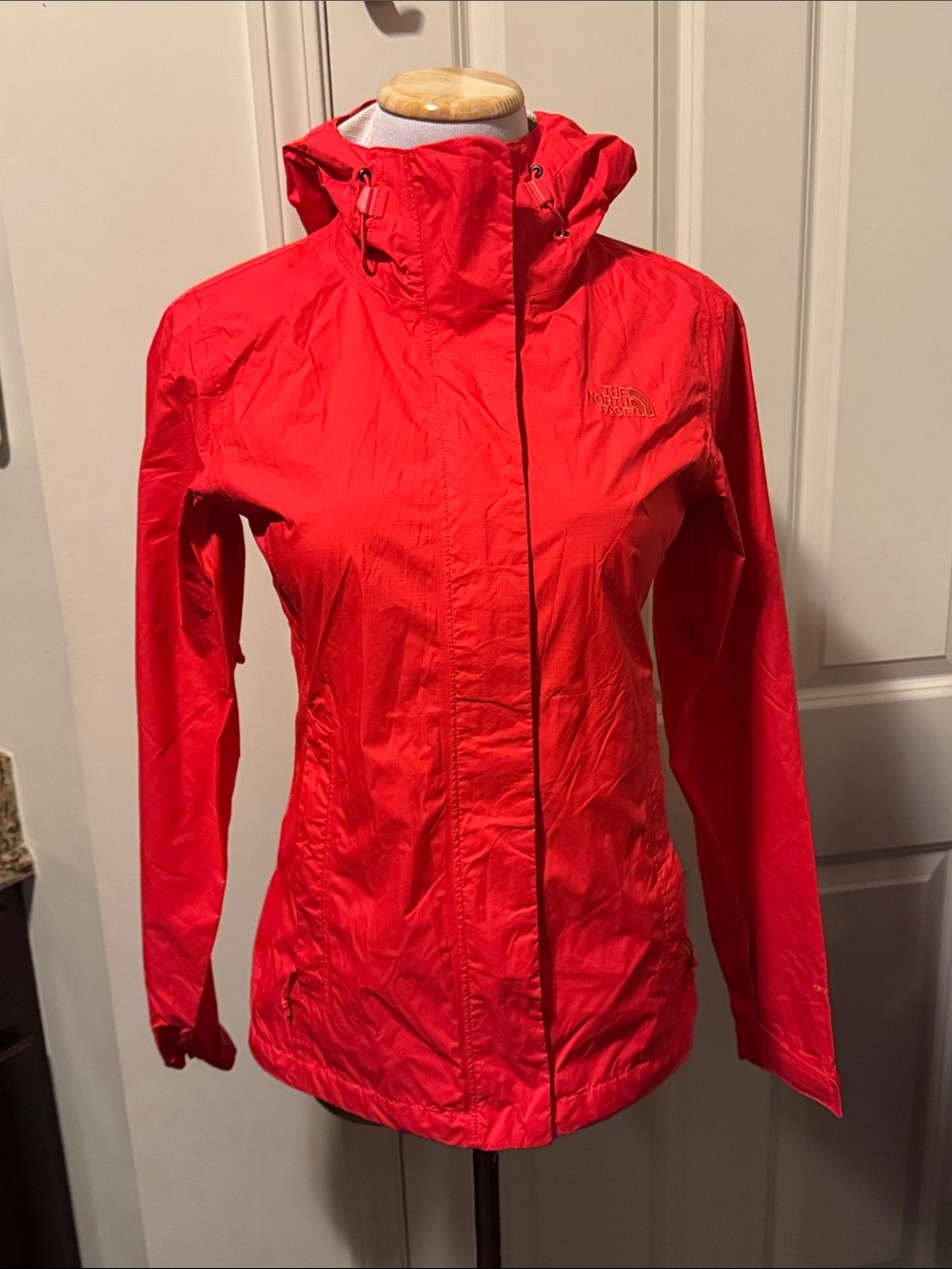 The North Face Women's Red / Orange Hooded Utility Jacket